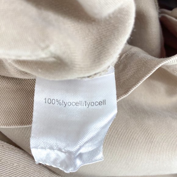 Pam & Gela Pants Women High-Waisted Utility Pocket Belted Cropped Paperbag Pants - Picture 7 of 7